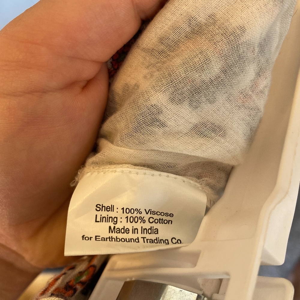 Colorful Maxi Skirt with high side slits - Picture 6 of 7